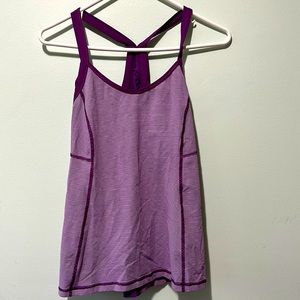 Lululemon purple athletic tank size medium